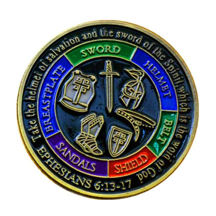 Anpassad emalj 3D Challenge Coin Collector's Medallion