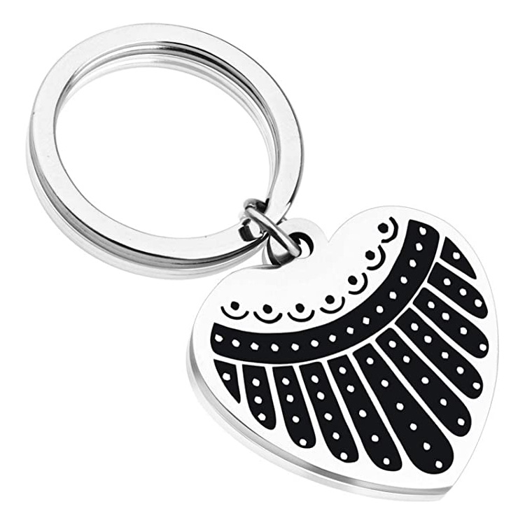 Beställnings- Ruth Bader Ginsburg Keychain Notorisk RBG Keychain