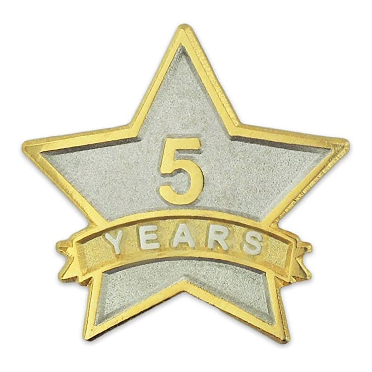 Mässing Grossist Anniversary Lapel Pin