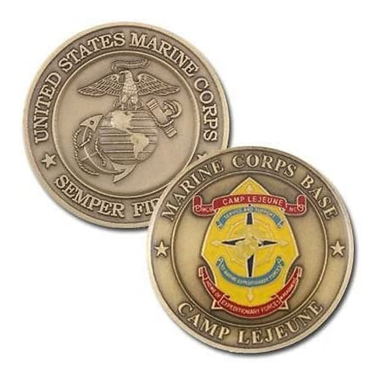 Custom Inc Camp Lejeune Marine Corps Base Coin