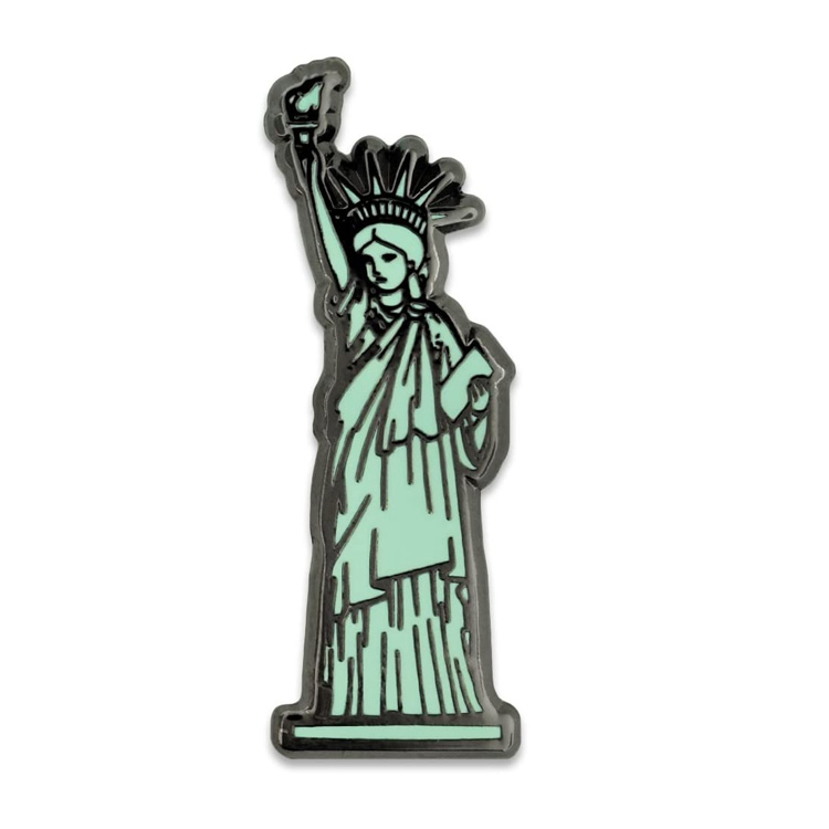 Silver grossist New York Souvenir Emalj Lapel Pin