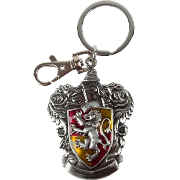 Beställnings- HARRY POTTER Gryffindor School Crest Tenn Keychain