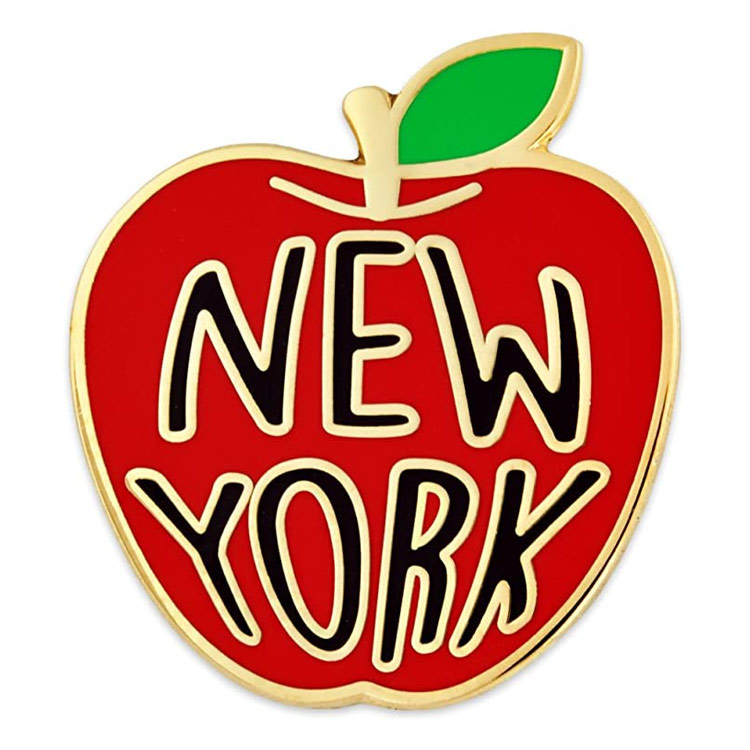 Silver grossist New York Souvenir Emalj Lapel Pin