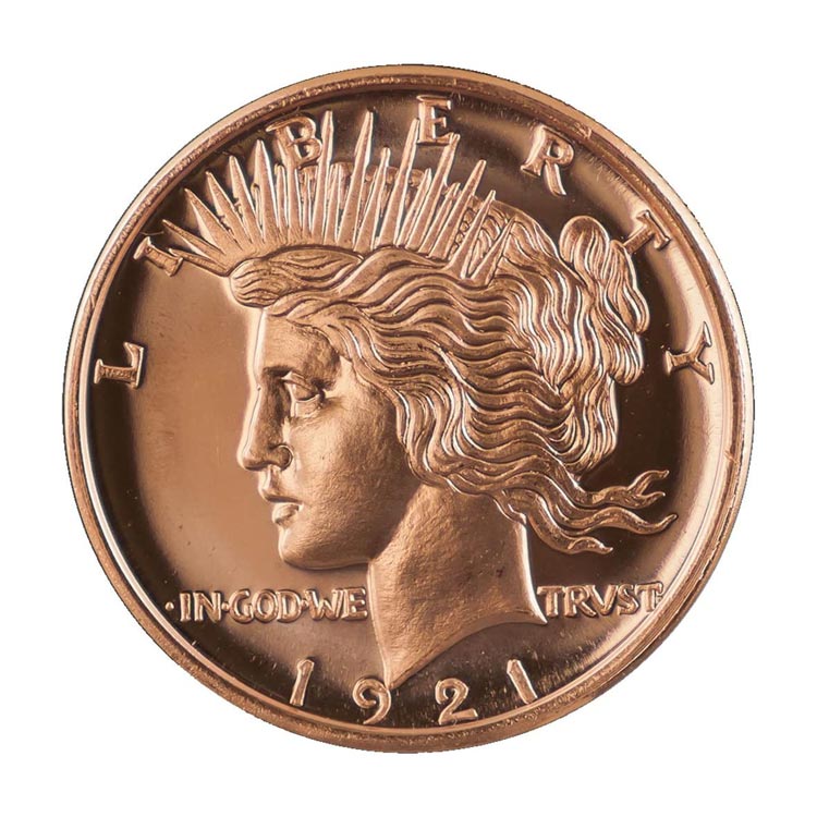 Custom Copper Round 1oz Pure Copper Coin