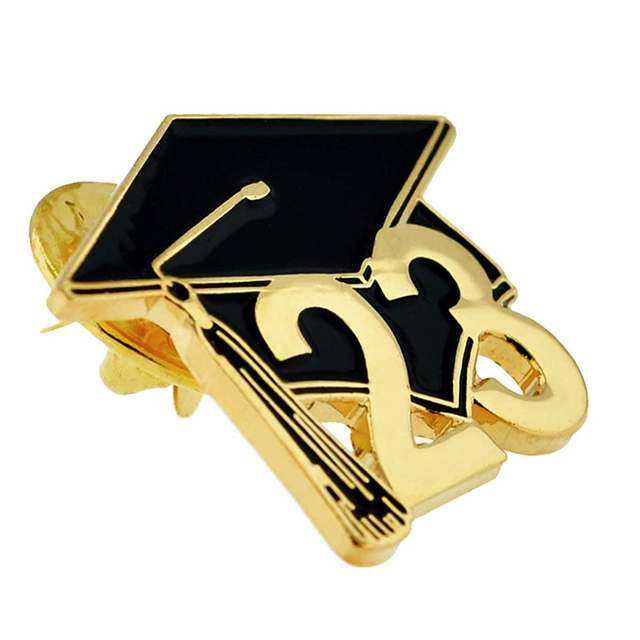 Anpassad klass examensmössa School Student Emalj Lapel Pin