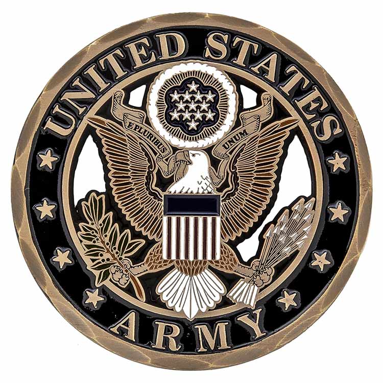 Custom US Army Armed Forces Prayer Military Coin